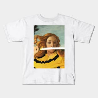 Venus by Sandro Botticelli and Beatrix Kiddo from Kill Bill (vertical) Kids T-Shirt